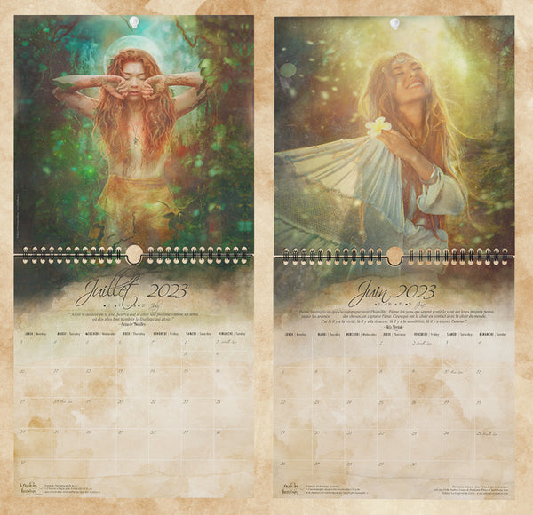 Calendrier Fantasy 2023 ClairObscur Art - Derniers exemplaires