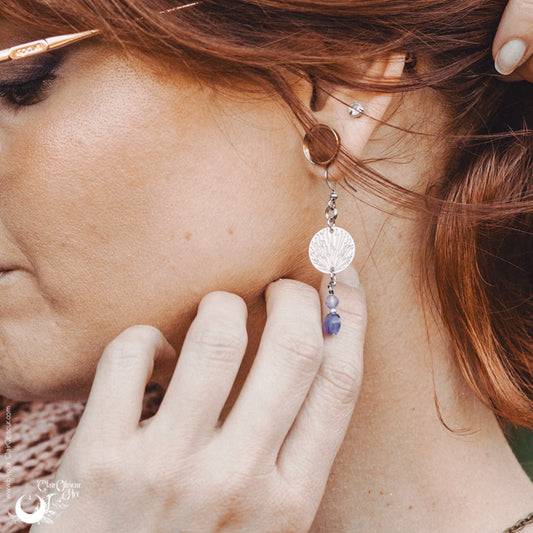 Boucles d'Oreilles Fantaisie Améthystes