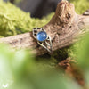 Bague elfique "Aeloria" pierre au choix - Illustrations & Bijoux fantaisie ClairObscur Art