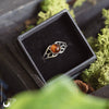 Bague elfique "Aeloria" pierre au choix - Illustrations & Bijoux fantaisie ClairObscur Art