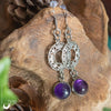 Boucles d'Oreilles "Calliope" Améthyste - Illustrations & Bijoux fantaisie ClairObscur Art