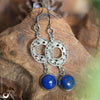 Boucles d'Oreilles "Calliope" Lapis lazuli - Illustrations & Bijoux fantaisie ClairObscur Art