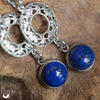 Boucles d'Oreilles "Calliope" Lapis lazuli - Illustrations & Bijoux fantaisie ClairObscur Art