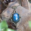 Collier "Angel" Labradorite - Illustrations & Bijoux fantaisie ClairObscur Art