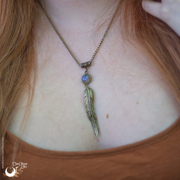 Collier "Ásgard" pierre au choix