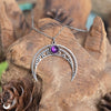 Collier "Aurora" pierre au choix - Illustrations & Bijoux fantaisie ClairObscur Art