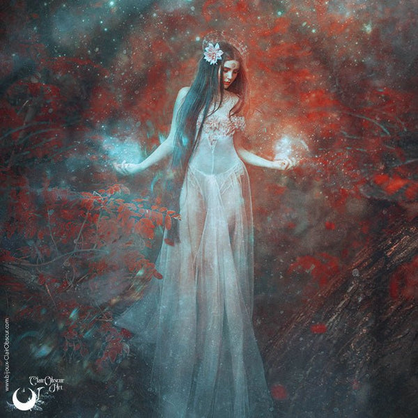 Aradia - Carte postale - Illustrations & Bijoux fantaisie ClairObscur Art