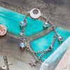 Bracelet Croissant de Lune et Labradorites facettées - Précommande - Illustrations & Bijoux fantaisie ClairObscur Art