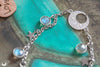 Bracelet Croissant de Lune et Labradorites facettées - Précommande - Illustrations & Bijoux fantaisie ClairObscur Art