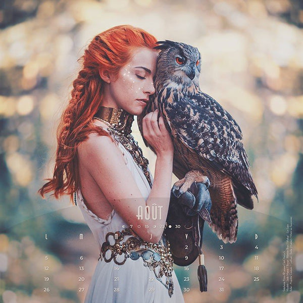 Calendrier 2019 Photographies - Illustrations & Bijoux fantaisie ClairObscur Art