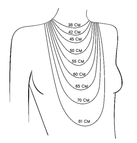 Chaîne à l'unité, couleur et taille au choix - Illustrations & Bijoux fantaisie ClairObscur Art