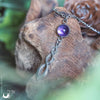 Collier "Ananta" Améthyste, taille de la chaine au choix - Illustrations & Bijoux fantaisie ClairObscur Art