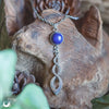 Collier "Ananta" Lapis lazuli, taille de la chaine au choix - Illustrations & Bijoux fantaisie ClairObscur Art