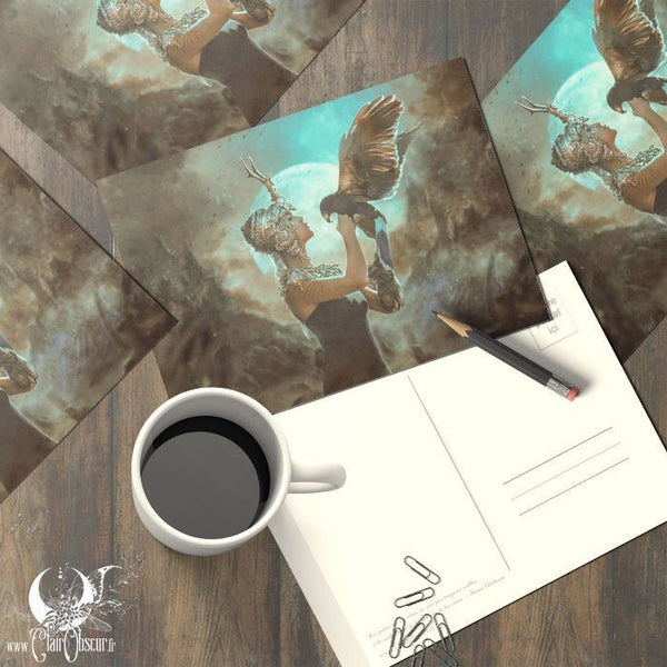 Malefic - Carte postale - Illustrations & Bijoux fantaisie ClairObscur Art