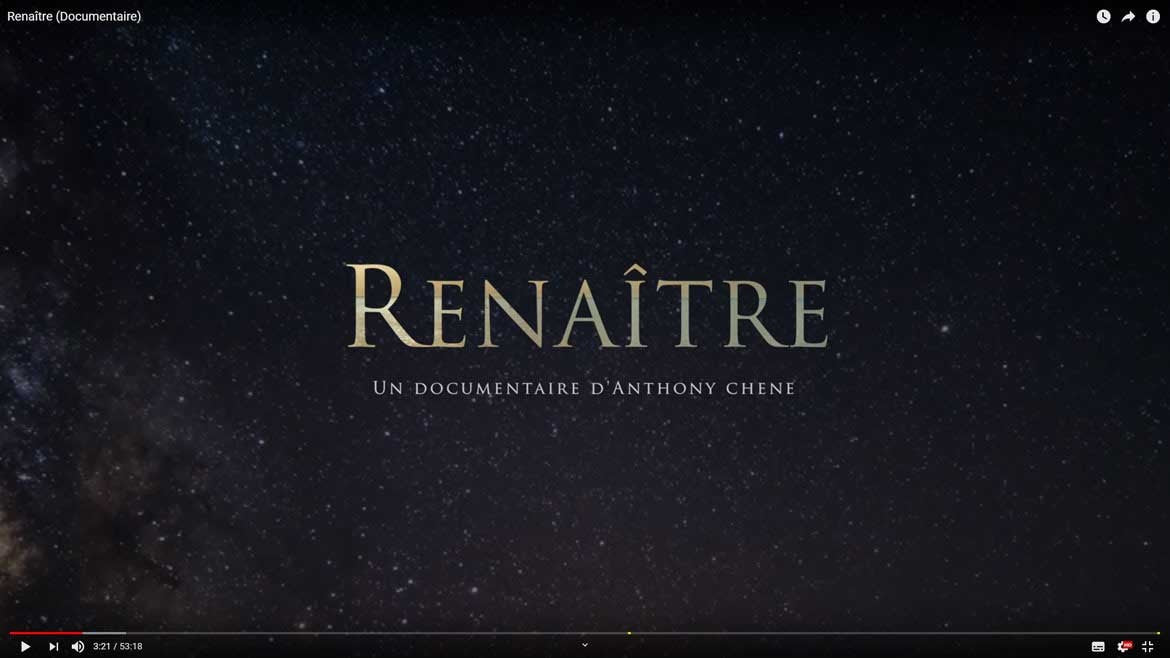 Renaître, un documentaire de Tistrya. Interview d'Anthony Chêne