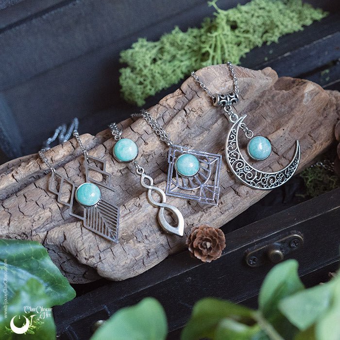 Bijoux en Amazonite - Illustrations & Bijoux fantaisie ClairObscur Art Image
