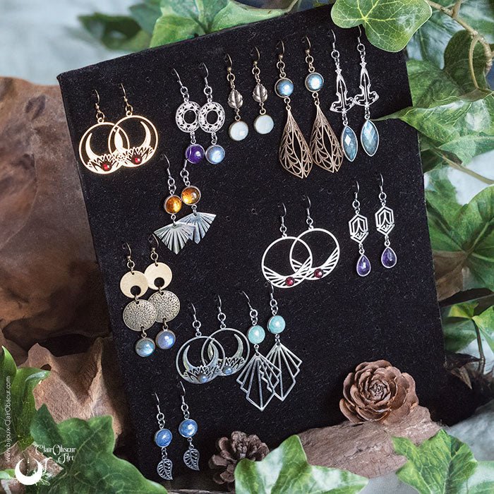 Les boucles d'oreilles - Illustrations & Bijoux fantaisie ClairObscur Art Image