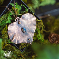 Collier Feuille de Lierre & Labradorite