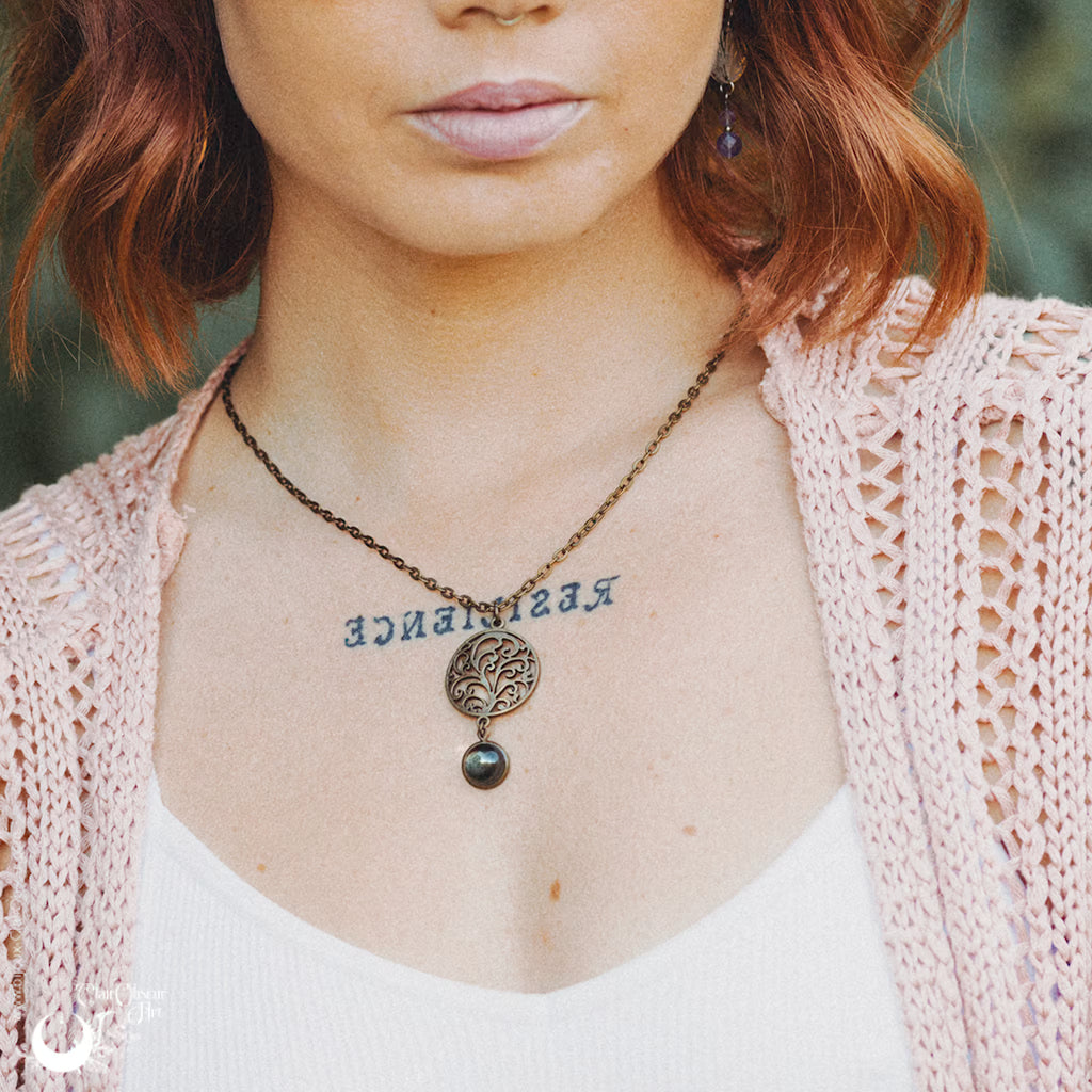 Collier "Yggdrasil" pierre au choix