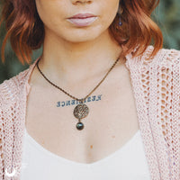 Collier "Yggdrasil" pierre au choix
