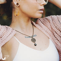 Collier "Yggdrasil" pierre au choix