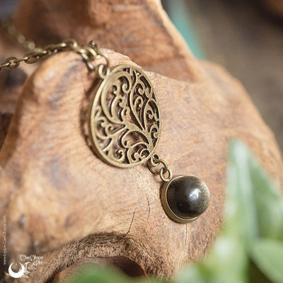 Collier "Yggdrasil" pierre au choix