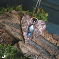 Collier Feuille de Lierre & Labradorite
