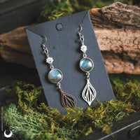 Boucles d'Oreilles "Elyndra" Labradorite