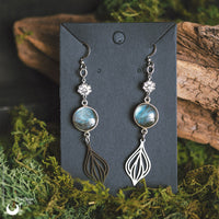 Boucles d'Oreilles "Elyndra" Labradorite