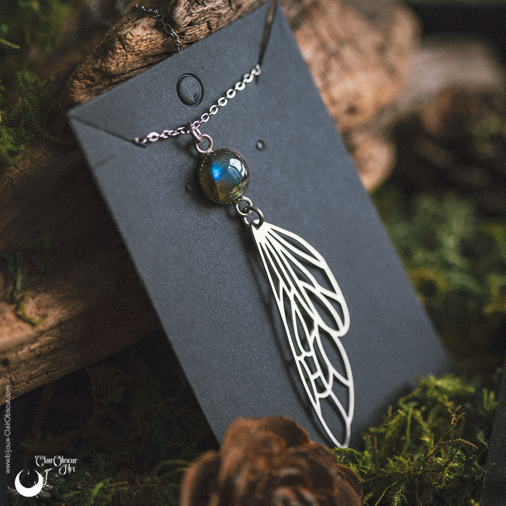 Collier "Elyndë" Labradorite