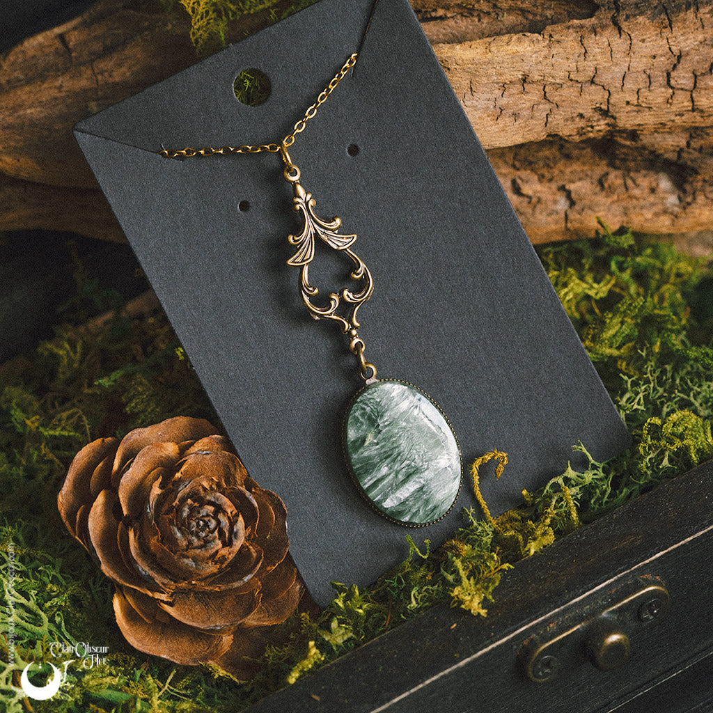 Collier "Mélusine" Séraphinite
