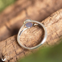Bague elfique “Aelthir” Tanzanite - Illustrations & Bijoux fantaisie ClairObscur Art