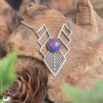 Bijoux en Turquoise purple copper, au choix - Illustrations & Bijoux fantaisie ClairObscur Art