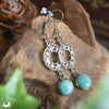 Boucles d'Oreilles "Calliope" Amazonite - Illustrations & Bijoux fantaisie ClairObscur Art
