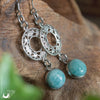 Boucles d'Oreilles "Calliope" Amazonite - Illustrations & Bijoux fantaisie ClairObscur Art