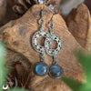 Boucles d'Oreilles "Calliope" Labradorite - Illustrations & Bijoux fantaisie ClairObscur Art