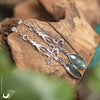 Boucles d'Oreilles "Elwen" Labradorite facettée - Pièce unique ! - Illustrations & Bijoux fantaisie ClairObscur Art