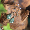 Boucles d'Oreilles "Goutte" Seraphinite - Illustrations & Bijoux fantaisie ClairObscur Art