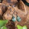 Boucles d'Oreilles "Goutte" Seraphinite - Illustrations & Bijoux fantaisie ClairObscur Art