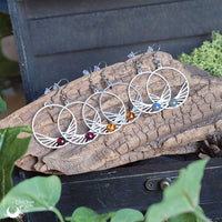 Boucles d'Oreilles "Perséïdes" pierre au choix - Illustrations & Bijoux fantaisie ClairObscur Art