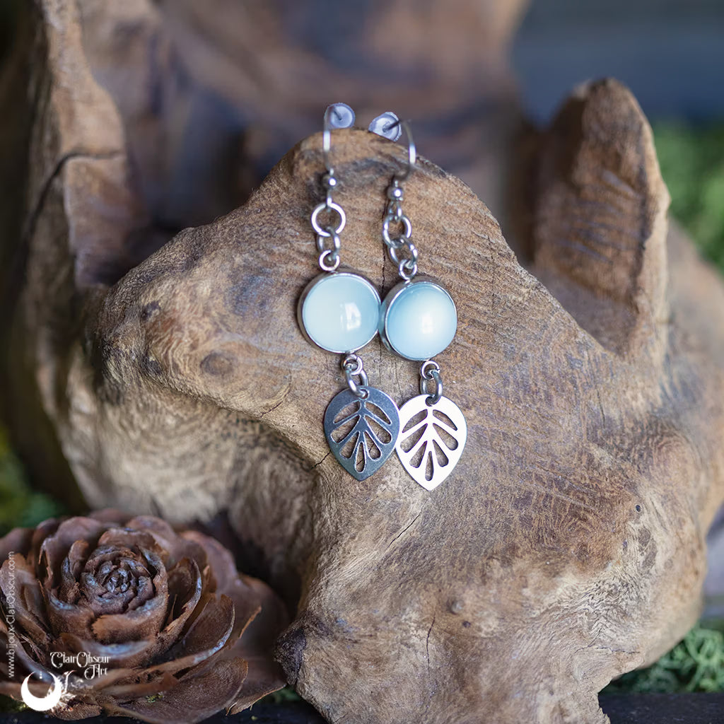 Boucles d'Oreilles Fantaisie, pierre au choix
