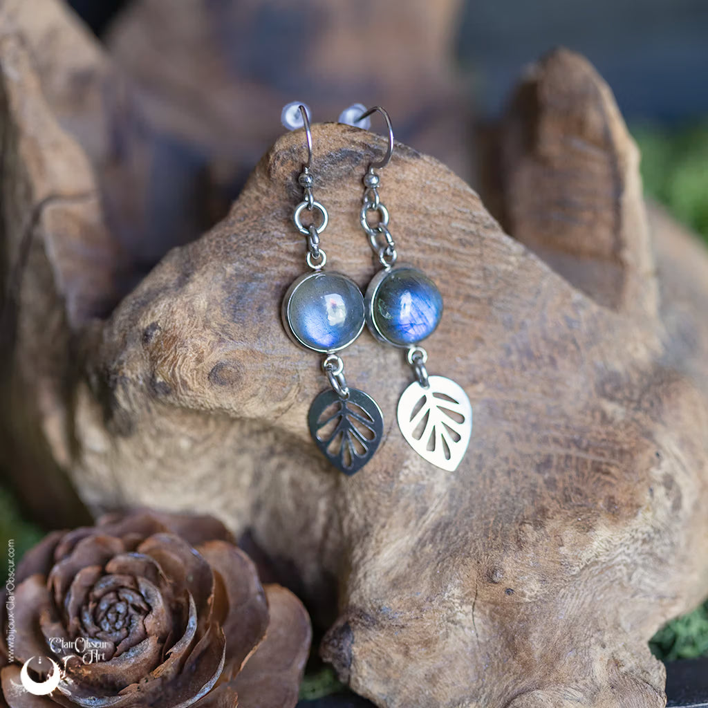 Boucles d'Oreilles Fantaisie, pierre au choix
