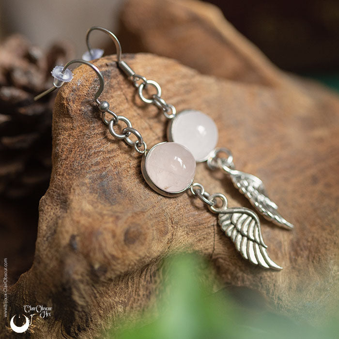 Boucles d'Oreilles Fantaisie, pierre au choix