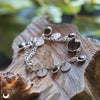 Bracelet Fantaisie Onyx, Argent 925 et acier inoxydable - Illustrations & Bijoux fantaisie ClairObscur Art