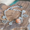 Bracelet "Solara" – Pierre de Soleil & Acier inoxydable - Pièce unique - Illustrations & Bijoux fantaisie ClairObscur Art