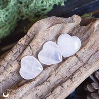 Coeur en Quartz ou Quartz rose - Illustrations & Bijoux fantaisie ClairObscur Art