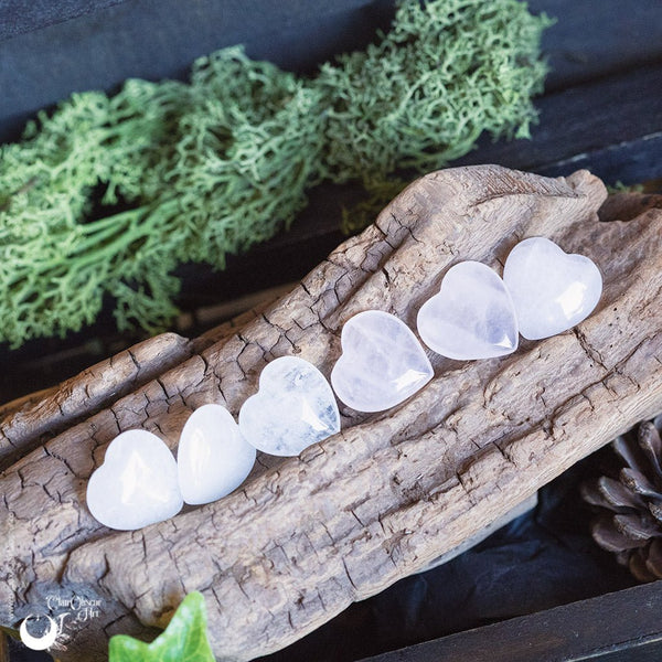 Coeur en Quartz ou Quartz rose - Illustrations & Bijoux fantaisie ClairObscur Art