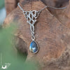 Collier "Aelwen" Labradorite - Illustrations & Bijoux fantaisie ClairObscur Art