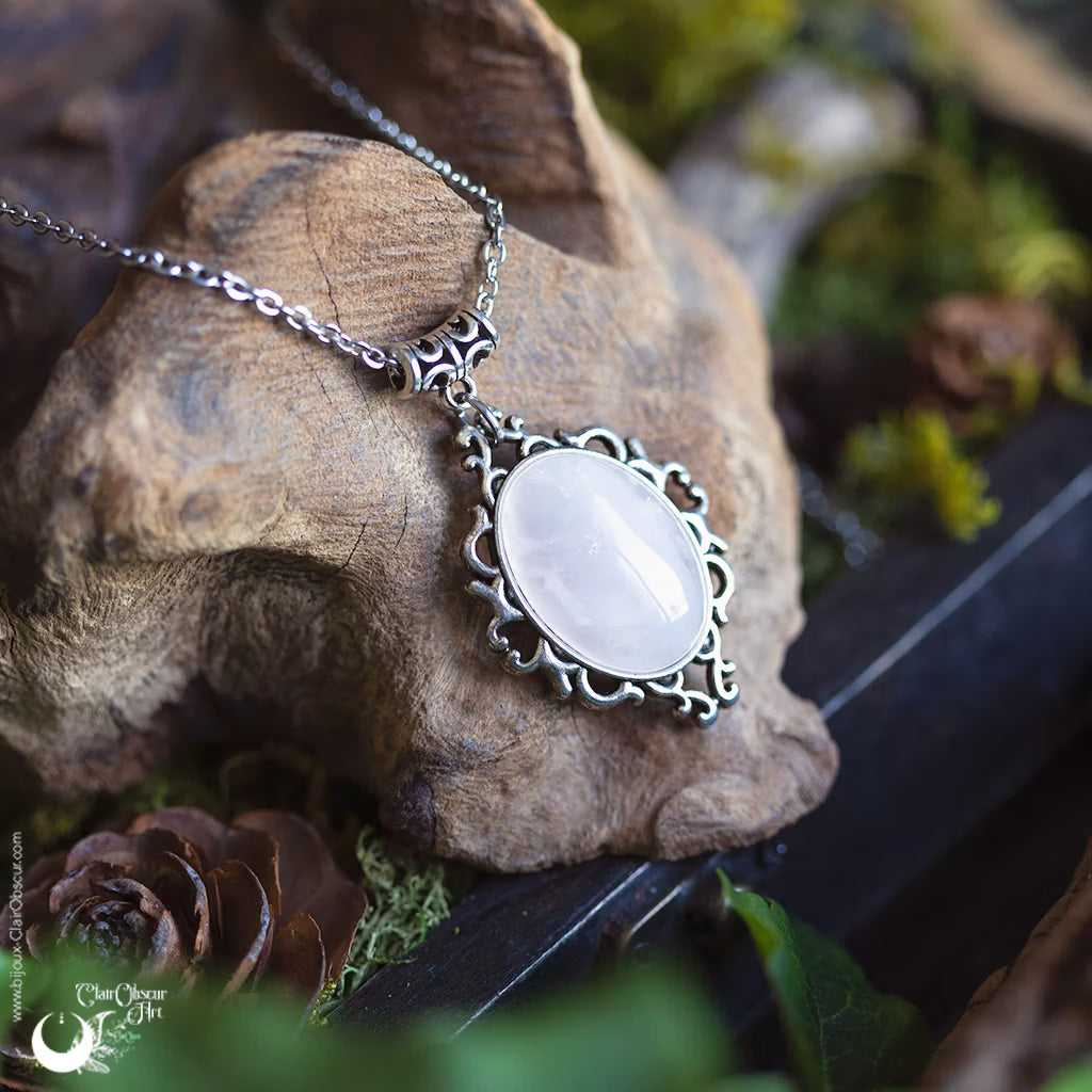 Collier "Angel" pierre au choix