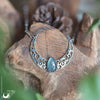 Collier "Artémis" Labradorite - pièce unique - Illustrations & Bijoux fantaisie ClairObscur Art